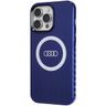 Audi IML Big Logo MagSafe Case iPhone 14 Pro Max 6.7" niebieski/navy blue hardcase AU-IMLMIP14PM-Q5/D2-BE na NearMe.pl