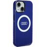 Audi IML Big Logo MagSafe Case iPhone 15 / 14 / 13 6.1" niebieski/navy blue hardcase AU-IMLMIP15-Q5/D2-BE na NearMe.pl