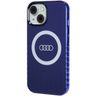 Audi IML Big Logo MagSafe Case iPhone 15 / 14 / 13 6.1" niebieski/navy blue hardcase AU-IMLMIP15-Q5/D2-BE na NearMe.pl