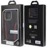 Audi Genuine Leather MagSafe iPhone 14 Pro 6.1" czarno-czerwony/black-red hardcase AU-TPUPCMIP14P-R8/D3-RD na NearMe.pl