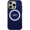 Audi IML Big Logo MagSafe Case iPhone 15 Pro 6.1" niebieski/navy blue hardcase AU-IMLMIP15P-Q5/D2-BE na NearMe.pl