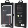 Audi Genuine Leather MagSafe iPhone 15 Pro Max 6.7" czarno-czerwony/black-red hardcase AU-TPUPCMIP15PM-R8/D3-RD na NearMe.pl