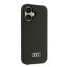 Audi Silicone Case iPhone 16 6.1" czarny/black hardcase AU-LSRIP16-Q3/D1-BK na NearMe.pl