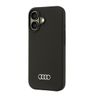 Audi Silicone Case iPhone 16 6.1" czarny/black hardcase AU-LSRIP16-Q3/D1-BK na NearMe.pl