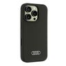 Audi Silicone Case iPhone 16 Pro 6.3" czarny/black hardcase AU-LSRIP16P-Q3/D1-BK na NearMe.pl