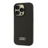 Audi Silicone Case iPhone 16 Pro 6.3" czarny/black hardcase AU-LSRIP16P-Q3/D1-BK na NearMe.pl