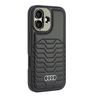 Audi Synthetic Leather MagSafe iPhone 16 6.1" czarny/black hardcase AU-TPUPCMIP16-GT/D3-BK na NearMe.pl