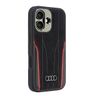 Audi Genuine Leather MagSafe iPhone 166.1" czarno-czerwony/black-red hardcase AU-TPUPCMIP16-R8/D3-RD na NearMe.pl