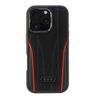 Audi Genuine Leather MagSafe iPhone 16 Pro 6.3" czarno-czerwony/black-red hardcase AU-TPUPCMIP16P-R8/D3-RD na NearMe.pl