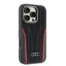Audi Genuine Leather MagSafe iPhone 16 Pro 6.3" czarno-czerwony/black-red hardcase AU-TPUPCMIP16P-R8/D3-RD na NearMe.pl