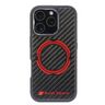 Audi Carbon Fiber Sport Red CircleMagSafe iPhone 16 Pro 6.3" czarny/black hardcase AUS-TPUPCMIP16P-RSQ/D5-BK na NearMe.pl