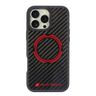 Audi Carbon Fiber Sport Red CircleMagSafe iPhone 16 Pro Max 6.9" czarny/black hardcase AUS-TPUPCMIP16PM-RSQ/D5-BK na NearMe.pl