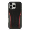 Audi Genuine Leather MagSafe iPhone 16 Pro Max 6.9" czarno-czerwony/black-red hardcase AU-TPUPCMIP16PM-R8/D3-RD na NearMe.pl