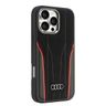 Audi Genuine Leather MagSafe iPhone 16 Pro Max 6.9" czarno-czerwony/black-red hardcase AU-TPUPCMIP16PM-R8/D3-RD na NearMe.pl
