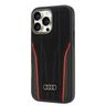 Audi Genuine Leather MagSafe iPhone 16 Pro Max 6.9" czarno-czerwony/black-red hardcase AU-TPUPCMIP16PM-R8/D3-RD na NearMe.pl