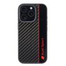 Audi Carbon Fiber Stripe iPhone 16 Pro 6.3" czarny/black hardcase AUS-TPUPCIP16P-R8/D1-BK na NearMe.pl