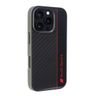 Audi Carbon Fiber Stripe iPhone 16 Pro 6.3" czarny/black hardcase AUS-TPUPCIP16P-R8/D1-BK na NearMe.pl