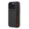 Audi Carbon Fiber Stripe iPhone 16 Pro 6.3" czarny/black hardcase AUS-TPUPCIP16P-R8/D1-BK na NearMe.pl