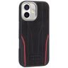 Etui Audi R8 Genuine Leather MagSafe do  iPhone 17 czarno-czerwony na NearMe.pl
