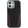 Etui Audi R8 Genuine Leather MagSafe do  iPhone 17 czarno-czerwony na NearMe.pl