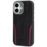 Etui Audi R8 Genuine Leather MagSafe do  iPhone 17 czarno-czerwony na NearMe.pl