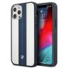 Etui BMW BMHCP12MPCUMRSTNA iPhone 12/12 Pro 6,1" transparent hardcase Middle Stripe Navy na NearMe.pl