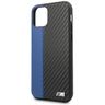 Etui BMW BMHCN61MCARBL iPhone 11 6,1"/ Xr czarny/black hardcase M Collection PU Carbon Blue Stripe na NearMe.pl