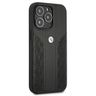 Etui BMW BMHCP13LRSPPK iPhone 13 Pro /13 6,1" czarny/black hardcase Leather Curve Perforate na NearMe.pl