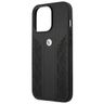 Etui BMW BMHCP13LRSPPK iPhone 13 Pro /13 6,1" czarny/black hardcase Leather Curve Perforate na NearMe.pl