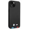 Etui BMW BMHMP14S22PTDK iPhone 14 / 15 / 13 6.1" czarny/black Leather Stamp Tricolor Magsafe na NearMe.pl