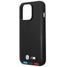 Etui BMW BMHMP14L22PTDK iPhone 14 Pro 6,1" czarny/black Leather Stamp Tricolor Magsafe na NearMe.pl