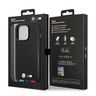 Etui BMW BMHMP14L22PTDK iPhone 14 Pro 6,1" czarny/black Leather Stamp Tricolor Magsafe na NearMe.pl