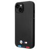Etui BMW BMHCP14M22PTDK iPhone 14 Plus / 15 Plus 6,7" czarny/black Leather Stamp Tricolor na NearMe.pl