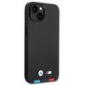 Etui BMW BMHCP14M22PTDK iPhone 14 Plus / 15 Plus 6,7" czarny/black Leather Stamp Tricolor na NearMe.pl
