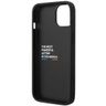 Etui BMW BMHCP14S22NBCK iPhone 14 / 15 /13 6.1" czarny/black Leather Carbon na NearMe.pl