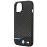 Etui BMW BMHCP14M22NBCK iPhone 14 Plus / 15 Plus 6,7" czarny/black Leather Carbon na NearMe.pl