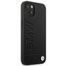 Etui BMW BMHCP14SSLLBK iPhone 14 / 15 /13 6.1" czarny/black Leather Stamp na NearMe.pl