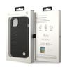 Etui BMW BMHCP14SSLLBK iPhone 14 / 15 /13 6.1" czarny/black Leather Stamp na NearMe.pl