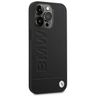 Etui BMW BMHCP14XSLLBK iPhone 14 Pro Max 6,7" czarny/black Leather Stamp na NearMe.pl