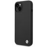 Etui BMW BMHCP14SSILBK iPhone 14 / 15 /13 6.1" czarny/black Silicone Metal Logo na NearMe.pl
