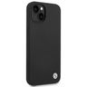 Etui BMW BMHCP14SSILBK iPhone 14 / 15 /13 6.1" czarny/black Silicone Metal Logo na NearMe.pl