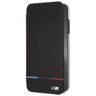 BMW BMTRBKI65PUCARTCBKiPhone XS Max book czarny/black Carbon Tricolor Stripe na NearMe.pl