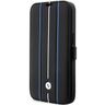 Etui BMW BMBKP14X22RVSK iPhone 14 Pro Max 6,7" czarny/black bookcase Leather Stamp Blue Lines na NearMe.pl