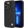 Etui BMW BMHCP14L22RQDK iPhone 14 Pro 6,1" czarny/black Leather Quilted na NearMe.pl