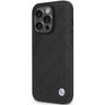 Etui BMW BMHCP14L22RQDK iPhone 14 Pro 6,1" czarny/black Leather Quilted na NearMe.pl