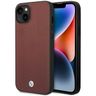 Etui BMW BMHCP14S22RFGR iPhone 14 / 15 / 13 6.1" burgundowy/burgundy Leather Diamond Pattern na NearMe.pl
