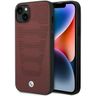 Etui BMW BMHCP14S22RPSR iPhone 14 / 15 / 13 6.1" burgundowy/burgundy Leather Seats Pattern na NearMe.pl