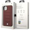 Etui BMW BMHCP14S22RPSR iPhone 14 / 15 / 13 6.1" burgundowy/burgundy Leather Seats Pattern na NearMe.pl