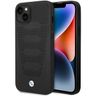 Etui BMW BMHCP14S22RPSK iPhone 14 / 15 / 13 6.1" czarny/black Leather Seats Pattern na NearMe.pl