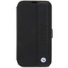 Etui BMW BMBKP14L22RDPK iPhone 14 Pro 6,1" czarny/black bookcase Leather Textured&Stripe na NearMe.pl